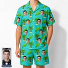 Men's Canopy Cabana Custom Face Shirt & Shorts Set