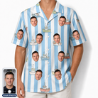 Men's Dockside Drifters Custom Face Hawaiian Shirt