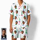 Men's Lady Landmark Custom Face Shirt & Shorts Set