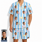 Men's Awning Outing Custom Face Shirt & Shorts Set