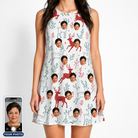 Women's Prancer Pranks Custom Face Tank Dress