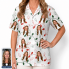 Women's Merry Circuits Custom Face Hawaiian Shirt