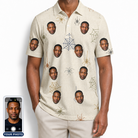 Men's Gossamer Ghouls Custom Face Polo Shirt