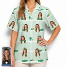 Women's Hole Hilarity Custom Face Hawaiian Shirt