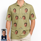 Men's Cinder Calypso Custom Face Polo Shirt