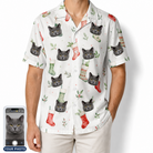 Men's Hearth Hangers Custom Cat Face Hawaiian Shirt