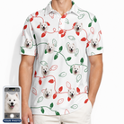 Men's Merry Circuits Custom Dog Face Polo Shirt