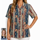 Women's Copper Colossus Custom Face Hawaiian Shirt