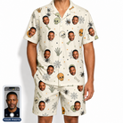 Men's Bony Boogie Custom Face Shirt & Shorts Set