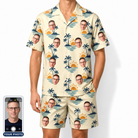 Men's Vinyl Vista Custom Face Shirt & Shorts Set