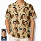 Men's Roost Ruckus Custom Face Hawaiian Shirt