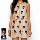 Women's Glow Gala Custom Face Tank Dress