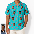 Men's Razzle Riot Custom Face Hawaiian Shirt