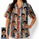 Women's Fishful Thinking Custom Face Hawaiian Shirt