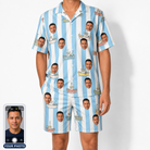Men's Dockside Drifters Custom Face Shirt & Shorts Set