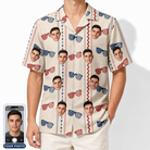 Men's Firework Frames Custom Face Hawaiian Shirt