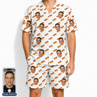 Men's Frank Feast Custom Face Shirt & Shorts Set