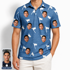 Men's Flagstick Fanatics Custom Face Polo Shirt