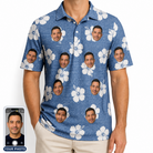 Men's Riviera Reverie Custom Face Polo Shirt
