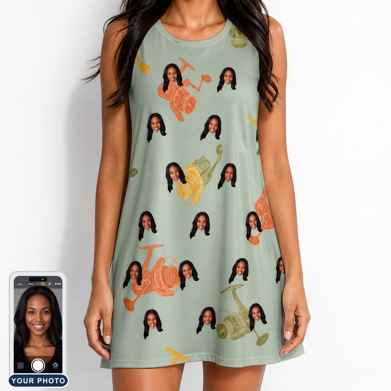 Women's Bait Ballet Custom Face Tank Dress