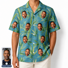 Men's Bamboo Boogie Custom Face Hawaiian Shirt