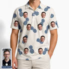 Men's Golden Getaway Custom Face Polo Shirt