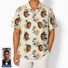 Men's Vinyl Vista Custom Face Hawaiian Shirt
