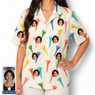 Women's Par Pickets Custom Face Hawaiian Shirt