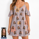 Women's Flurry Fanfare Custom Face Off-Shoulder Dress