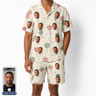 Men's Candy Constellation Custom Face Shirt & Shorts Set