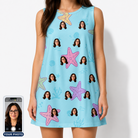 Women's Nautical Nuptials Custom Face Tank Dress