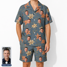 Men's Lily Limelight Custom Face Shirt & Shorts Set