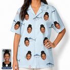 Women's Pelagic Prowess Custom Face Hawaiian Shirt