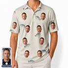 Men's Lunker Lunacy Custom Face Polo Shirt