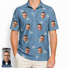 Men's Bunker Badges Custom Face Polo Shirt