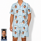 Men's Tuna Tactics Custom Face Shirt & Shorts Set