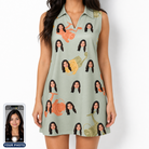 Women's Bait Ballet Custom Face V-Neck Dress