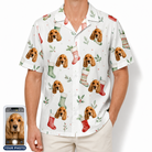 Men's Hearth Hangers Custom Dog Face Hawaiian Shirt