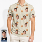 Men's Fiery Fiends Custom Face Polo Shirt