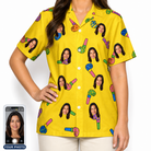 Women's Blowout Bonanza Custom Face Hawaiian Shirt