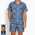 Men's Mako Minnows Custom Face Shirt & Shorts Set