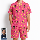 Men's Banana Bonanza Custom Face Shirt & Shorts Set