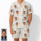 Men's Bass Bash Custom Face Shirt & Shorts Set