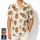 Men's Frosting Fanfare Custom Face Hawaiian Shirt