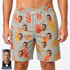 Men's Bract Attack Custom Face Beach Shorts