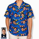 Men's Tipsy Tassels Custom Face Hawaiian Shirt
