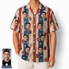 Men's Wrapped Wonders Custom Face Hawaiian Shirt