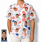 Men's Coastal Keepsakes Custom Face Hawaiian Shirt