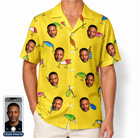 Men's Twitchy Treasures Custom Face Hawaiian Shirt