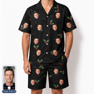 Men's Holly Hush Custom Face Shirt & Shorts Set